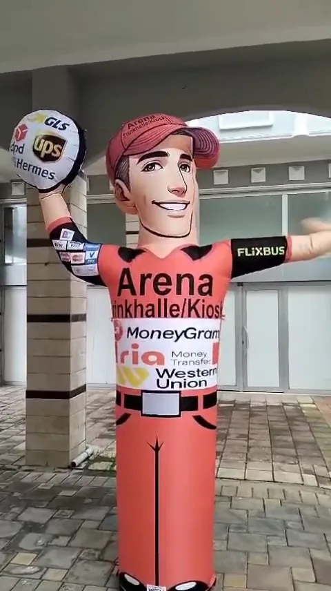 Сервисная точка Arena — Индивидуальная рекламная фигура с сообщением