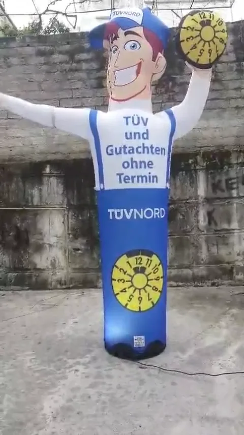TÜV NORD — Gutachten ohne Termin — Индивидуальная рекламная фигура с сообщением