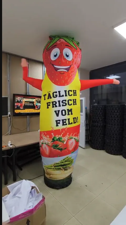 Täglich frisch vom Feld — Маскот свежих продуктов