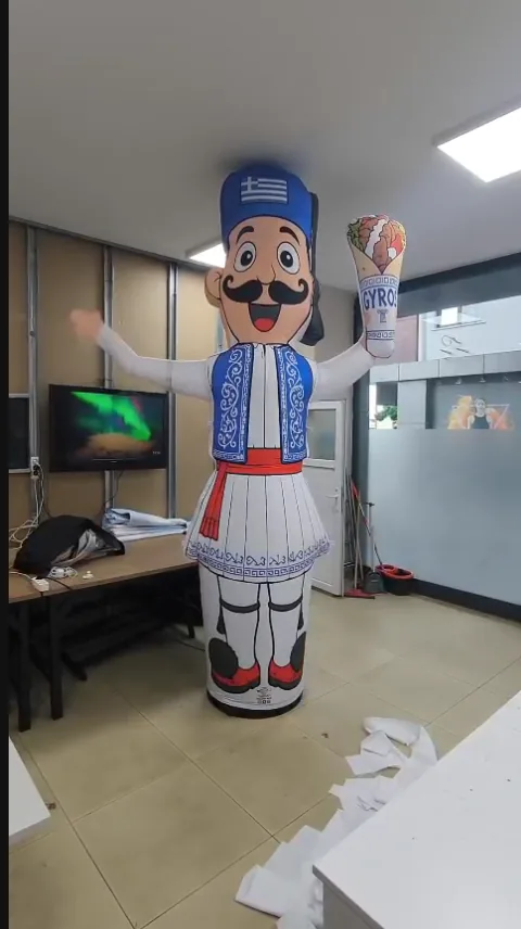 Gyros T — Тематический гастрономический маскот